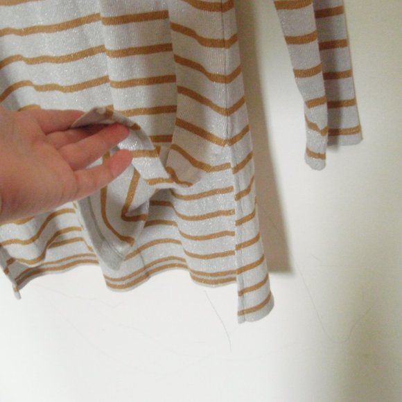 Vanessa Virginia | Mustard & Cream Shimmer Tunic - Picture 6 of 12